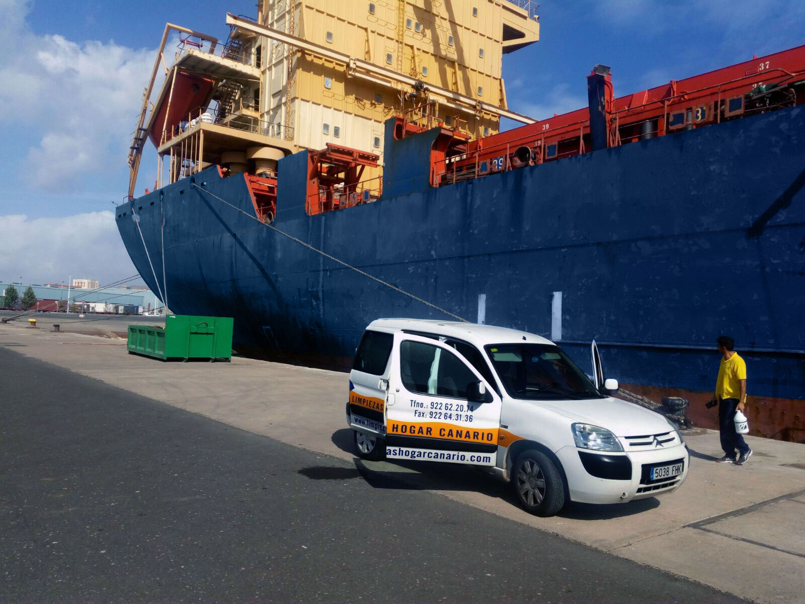 Limpieza Interior de Barcos de carga
